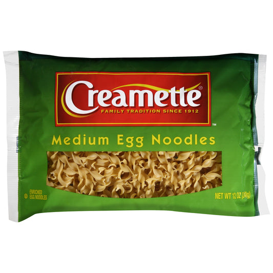 Creamette Egg Noodles Medium; 12 Ounce; 12 Per Case