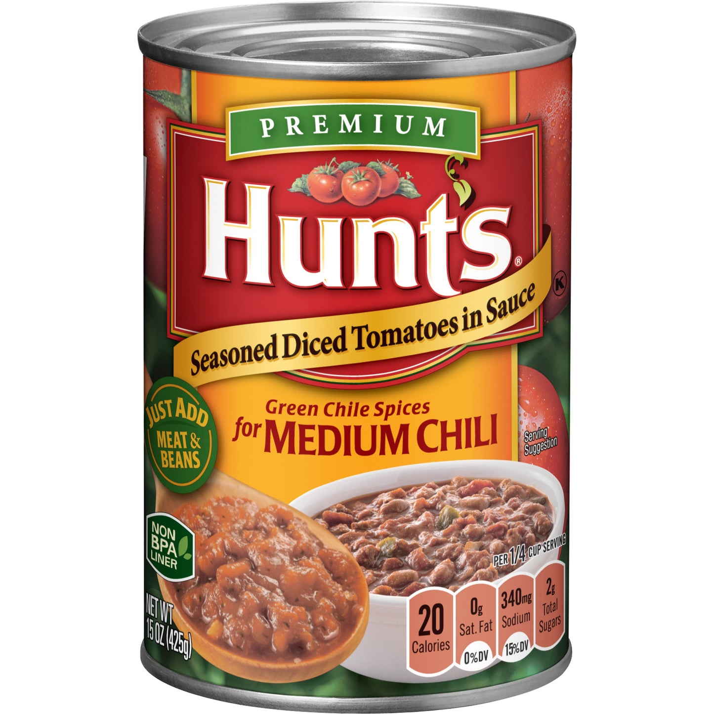 Hunt's Tomato Sauce For Medium Chili Starter; 15 Ounces; 12 Per Case