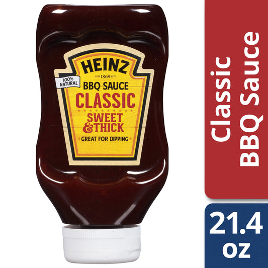 Heinz Original Bbq Sauce Bottle; 21.4 Ounce; 6 Per Case