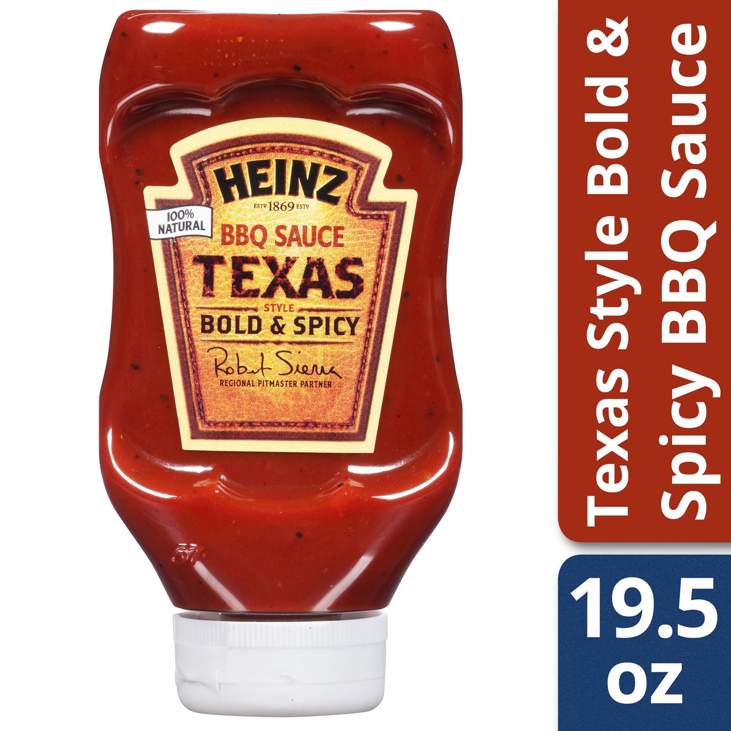 Heinz Texas Style Bbq Sauce Bottle; 1.218 Pound; 6 Per Case