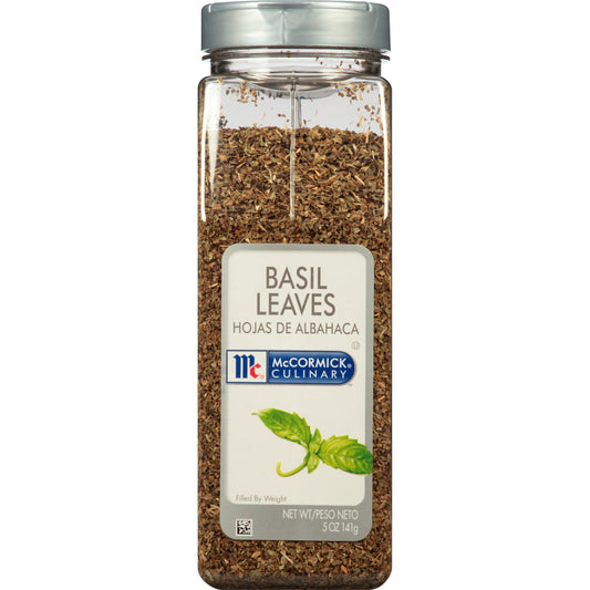 Mccormick Basil Leaves; 5 Ounces; 6 Per Case - High Mart Wholesale