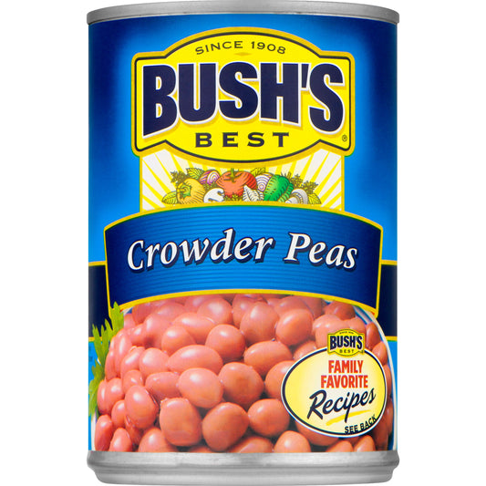 Bush's Best Best Crowder Peas; 15 Ounces; 12 Per Case