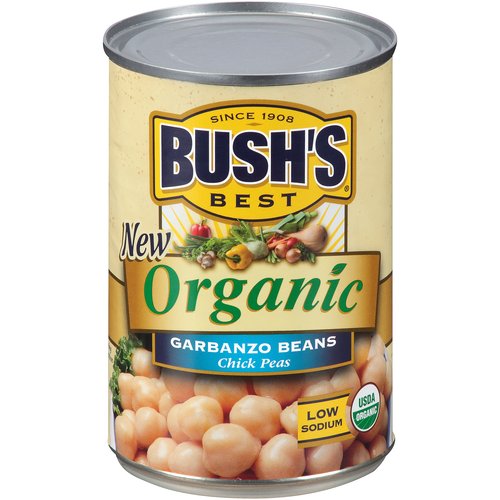 Bush's Best Organic Garbanzo Beans; 15 Ounces; 12 Per Case