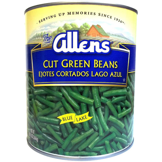 Allen Green Bean Cut 4 Sieve Canned; 106 Ounce; 6 Per Case