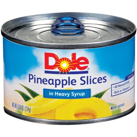 Dole Pineapple Sliced In Syrup; 8.25 Ounces; 12 Per Case