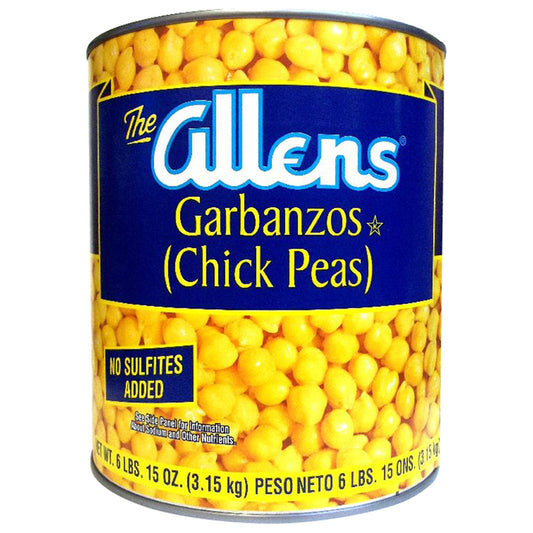 Allen Beans Garbanzo Canned; 111 Ounces; 6 Per Case