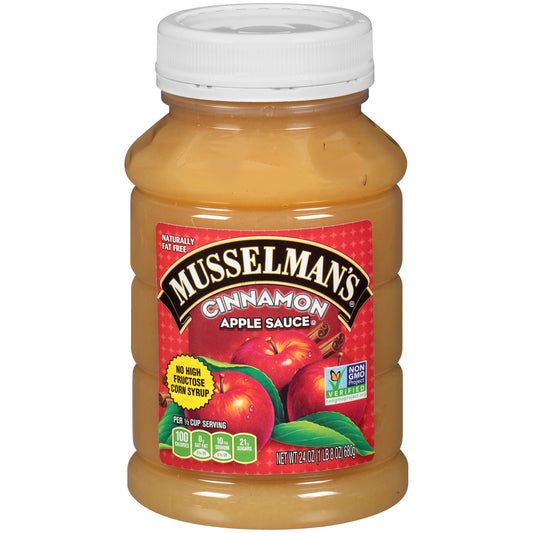 Musselman's Cinnamon Apple Sauce 12 Ct; 24 Ounce; 12 Per Case