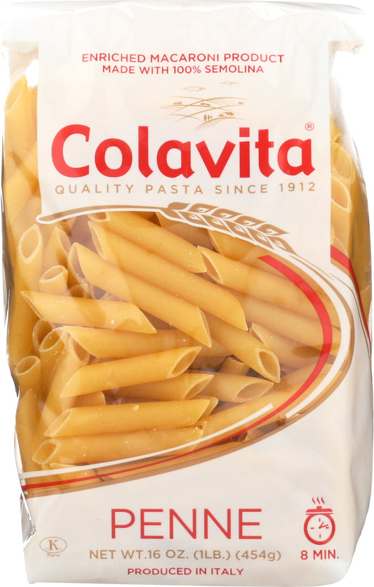 Colavita Pasta Penne Ziti; 1 Pounds; 20 Per Case