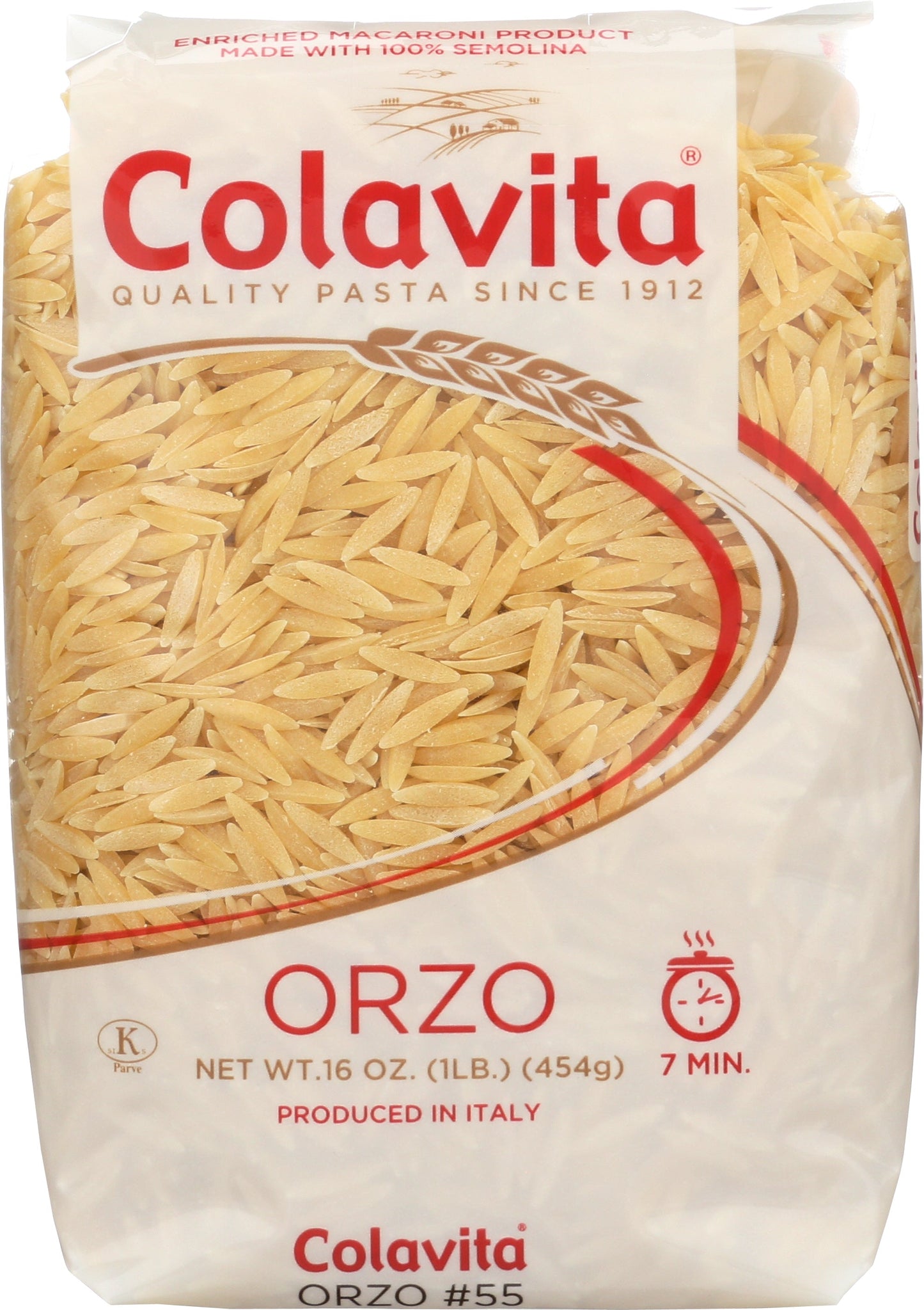 Colavita Pasta Orzo; 1 Pounds; 20 Per Case