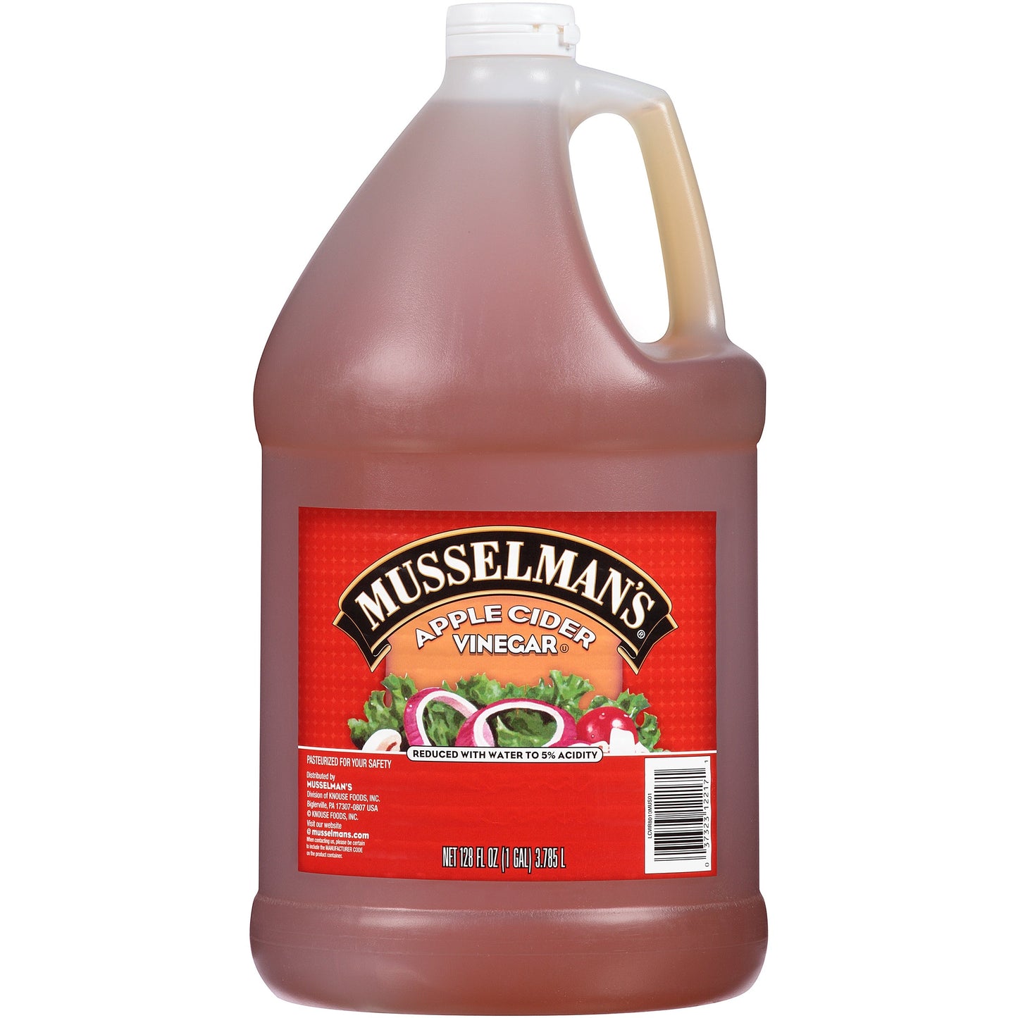 Musselman's Apple Cider Vinegar Bulk; 128 Fluid Ounce; 4 Per Case