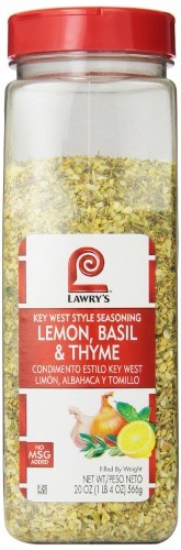 Lawry's Lemon Basil & Thyme; 20 Ounces; 6 Per Case