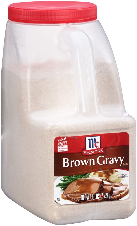 Mccormick Gravy Mix Brown Tray; 6 Pounds; 3 Per Case - High Mart Wholesale