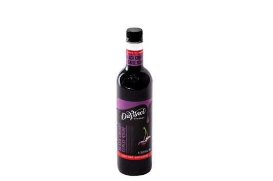 Davinci Gourmet Syrup Black Cherry Flavored; 750 Milileter; 4 Per Case - High Mart Wholesale