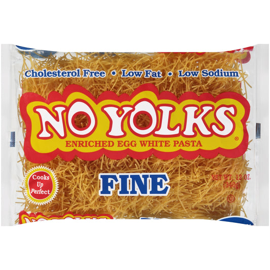 No Yolks Fine Noodle; 12 Ounces; 12 Per Case - High Mart Wholesale