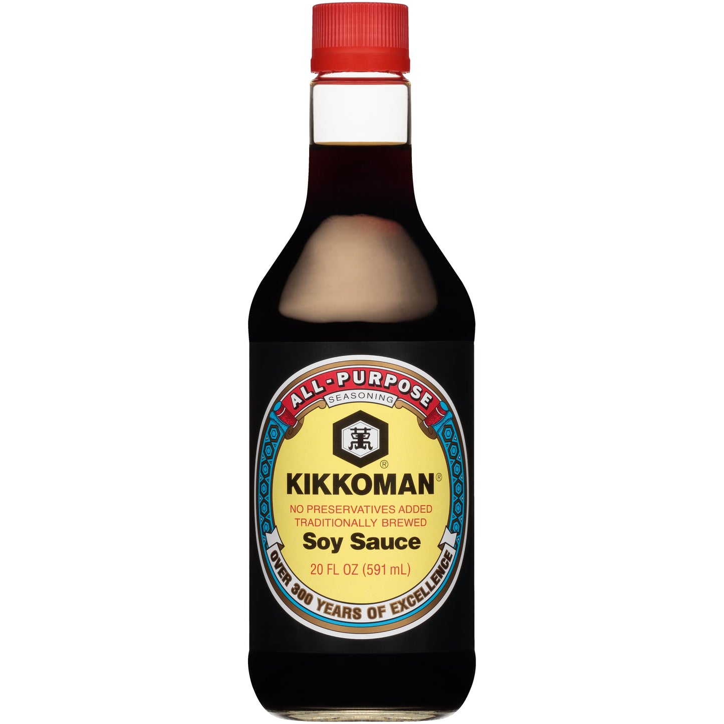 Kikkoman Soy Sauce; 591 Milliliter; 12 Per Case - High Mart Wholesale