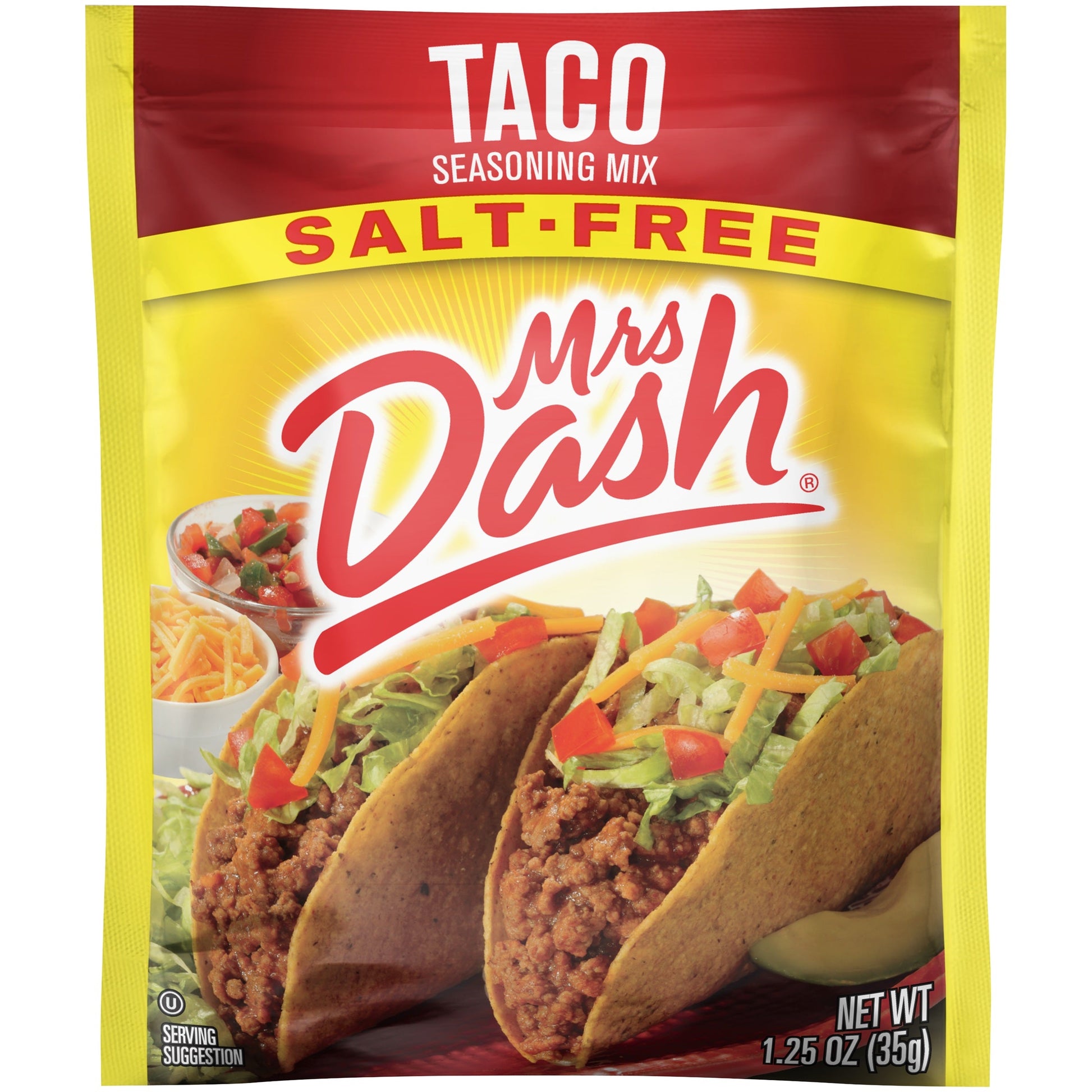 Dash All Natural Taco Seasoning Mix; 1.25 Ounces; 12 Per Case - High Mart Wholesale