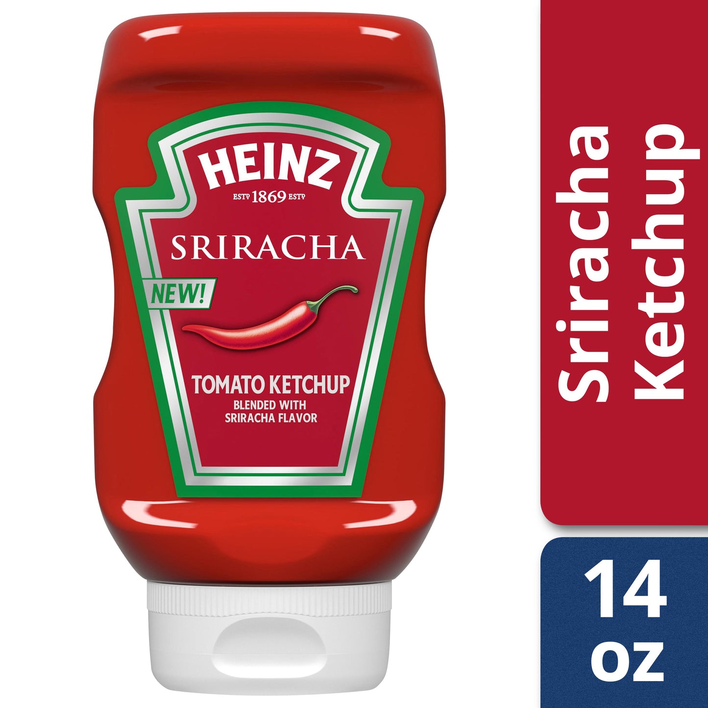 Heinz Sriracha Ketchup Bottle; 14 Ounce; 6 Per Case