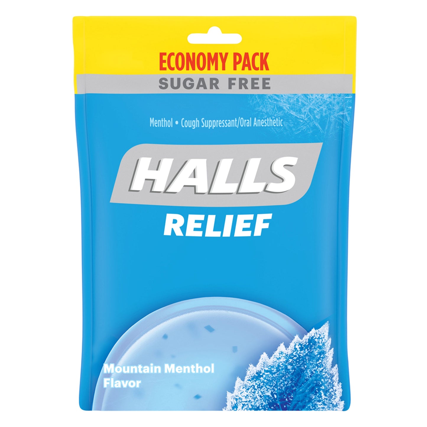 Halls Sugar Free Menthol Lyptus Mountain Cough Drops; 70 Count; 12 Per Case