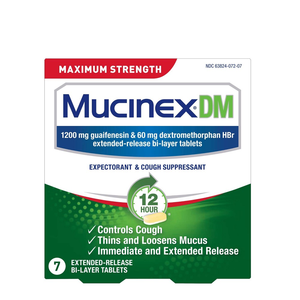 Mucinex Max Strength Extended Release Table; 7 Each; 4 Per Box; 6 Per Case - High Mart Wholesale