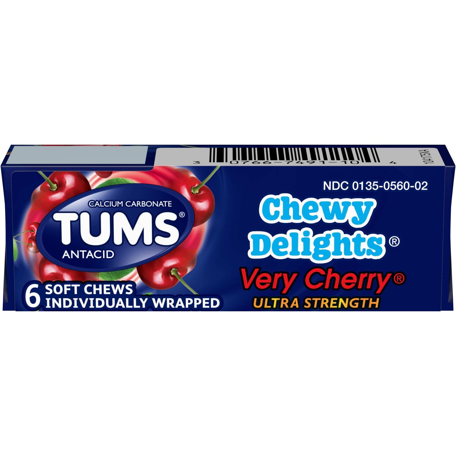 Tums Very Cherry Chewy Delights; 6 Each; 12 Per Box; 12 Per Case - High Mart Wholesale