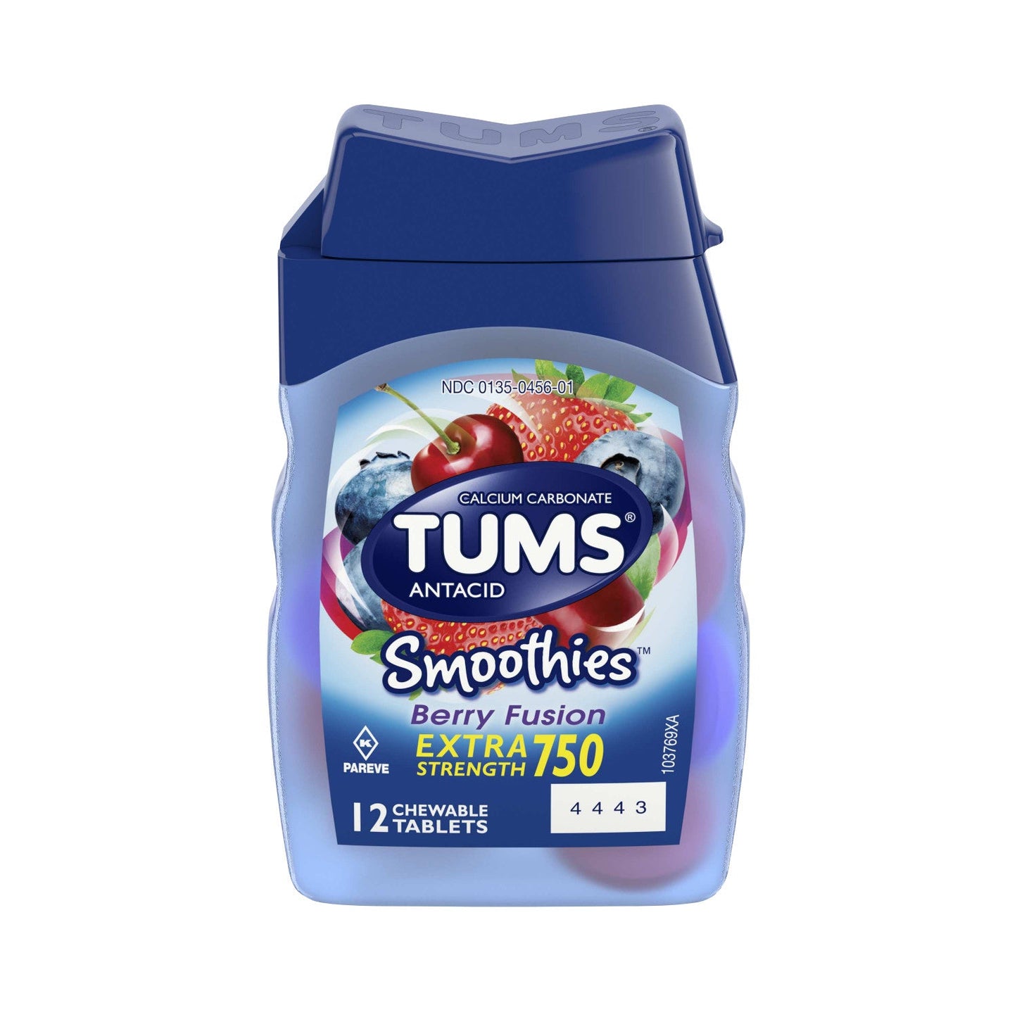 Tums Smoothie Berry Fusion; 12 Each; 9 Per Box; 8 Per Case - High Mart Wholesale