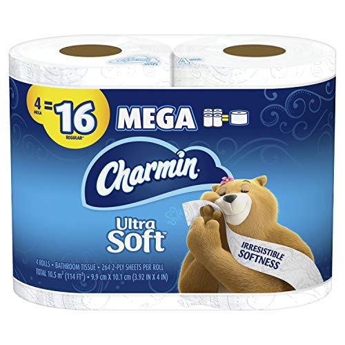 Charmin Charmin Ultra Soft Toilet Paper Mega Roll; 106 Square Foot; 6 Per Case