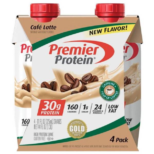 Premier Protein Cafe Latte Shake; 11 Fluid Ounce; 12 Per Case - High Mart Wholesale