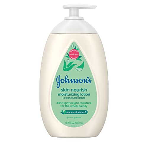 Johnson's Baby Skin Nourish Aloe E Lotion; 16.9 Fluid Ounce; 3 Per Box; 4 Per Case - High Mart Wholesale