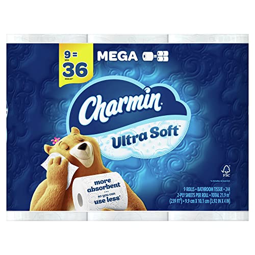 Charmin Charmin Ultra Soft Toilet Paper Mega Roll; 239 Square Foot; 4 Per Case