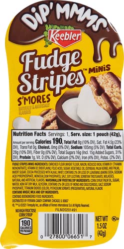 Keebler - Fudge Stripes Fudge Stripe Mini Dip Smores; 1.5 Ounce; 6 Per Box; 10 Per Case