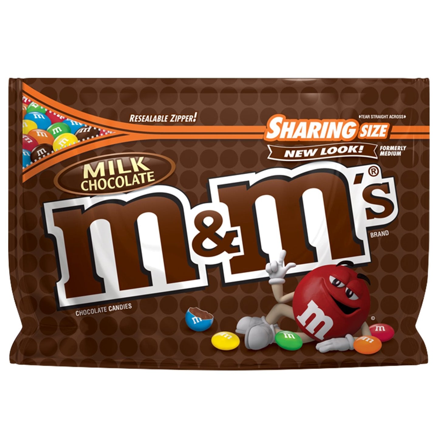 M&M's Milk Chocolate Stand Up Pouch; 10.7 Ounces; 12 Per Case