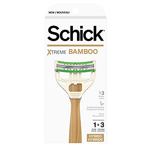 Schick Xtreme3 Bamboo Hybrid; 3 Count; 3 Per Box; 4 Per Case - High Mart Wholesale