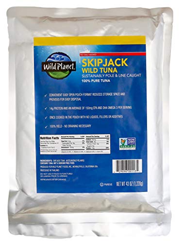 Wild Planet Foods Wild Skipjack No Salt; 43 Ounces; 6 Per Case - High Mart Wholesale