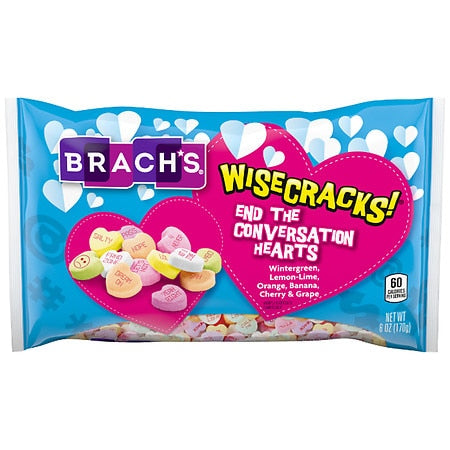 Brach's Wisecrack Conversation Hearts; 6 Ounces; 24 Per Case - High Mart Wholesale