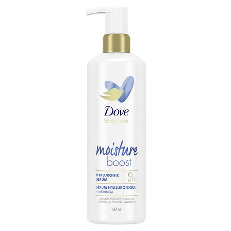 Dove Body Wash Moisture Boost; 17.5 Fluid Ounce; 4 Per Case