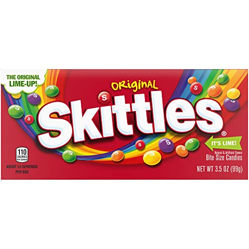 Skittles Original Theater Box; 3.5 Ounces; 12 Per Case