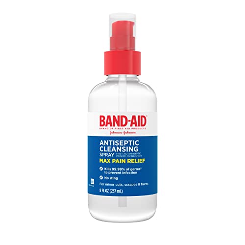 Band Aid Antiseptic Spray; 8 Fluid Ounces; 3 Per Box; 8 Per Case - High Mart Wholesale