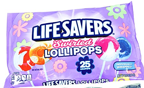 Lifesavers Swirled Lollipop Display Case; 8.8 Ounces; 12 Per Case