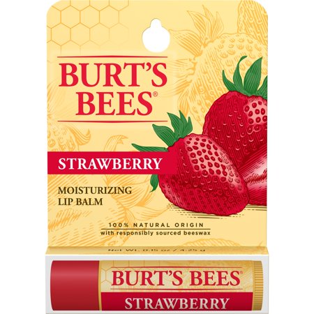 Burt's Bees Lip Balm Strawberry Blister; 0.15 Ounces; 6 Per Box; 8 Per Case - High Mart Wholesale