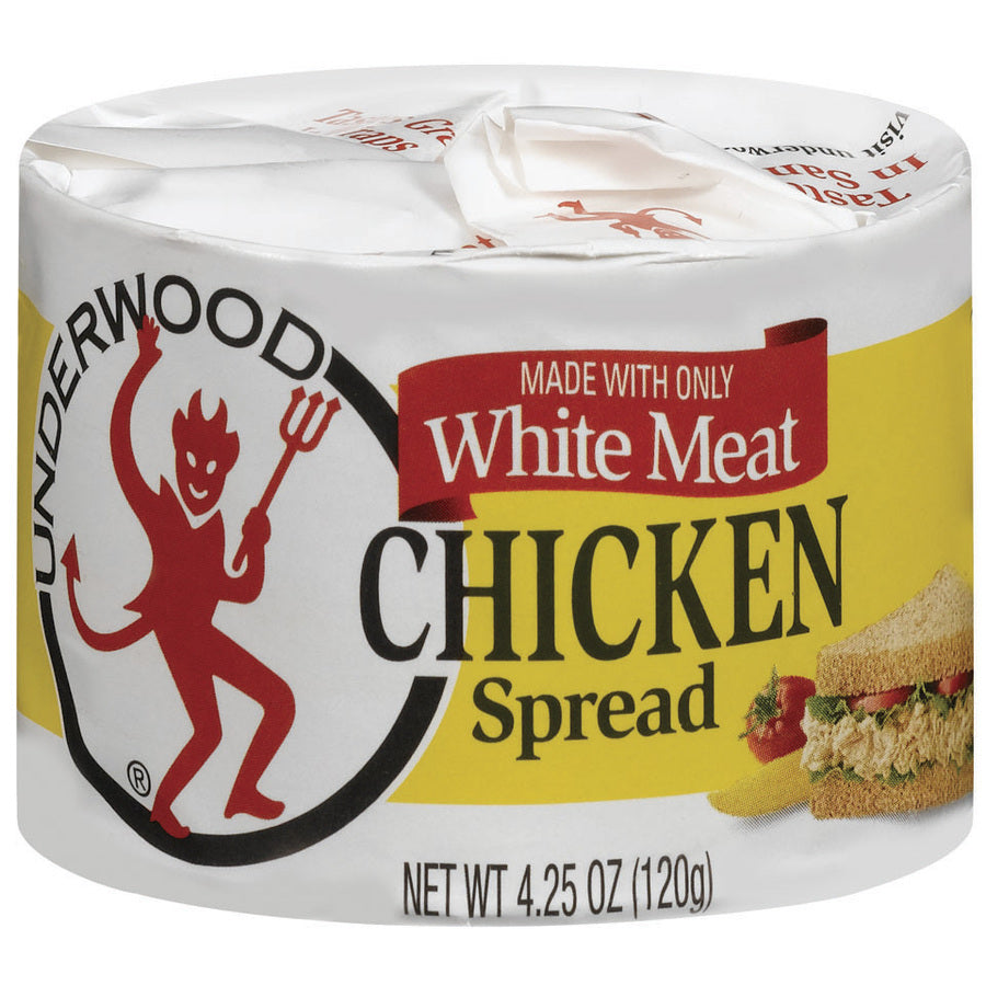 Underwood Meat Spreads Chicken Spread; 4.25 Ounce; 24 Per Case - High Mart Wholesale