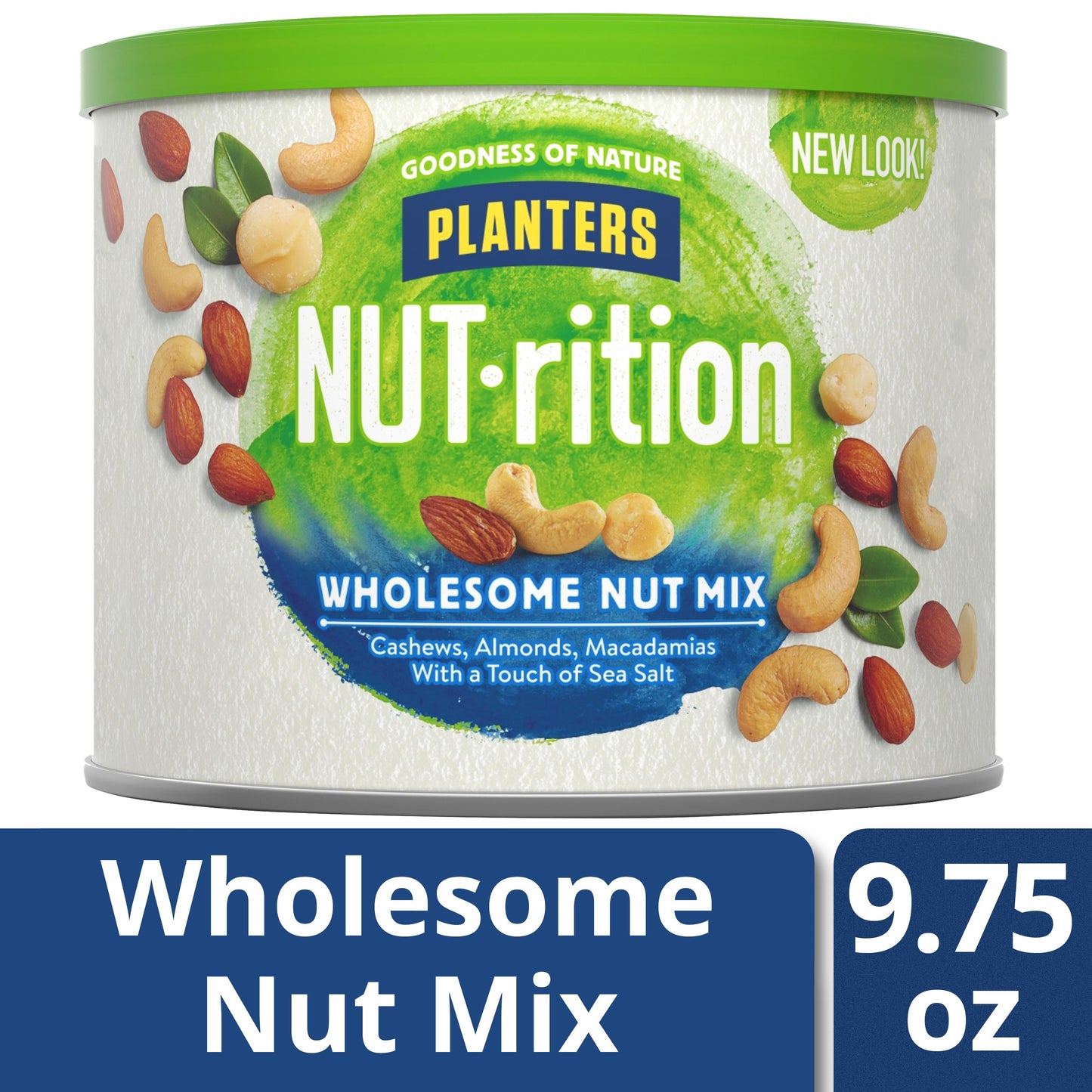 Planters Nut-Rition Cashew; Almond; And Macadamia Touch Of Sea Salt Wholesome Nut Mix; 9.75 Ounces; 12 Per Case