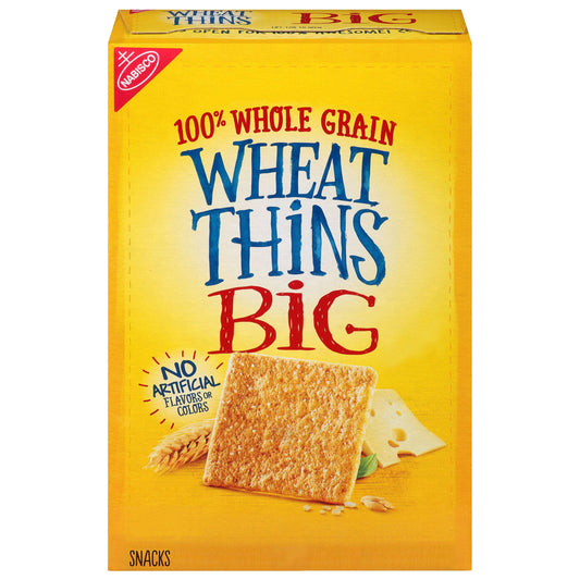 Nabisco Cracker Wheat Thin Big Baked; 8 Ounces; 6 Per Case - High Mart Wholesale