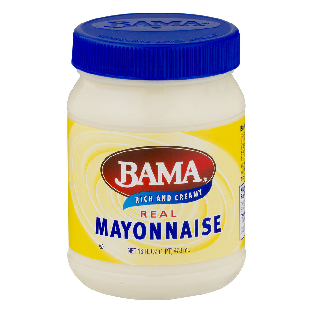 Bama Mayonnaise Jar; 16 Fluid Ounce; 12 Per Case - High Mart Wholesale