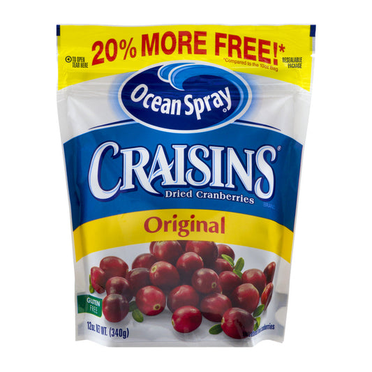 Ocean Spray Craisins Original; 12 Ounce; 12 Per Case