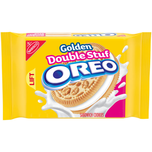 Golden Oreo Double Stuf Golden Cookie; 15.25 Ounce; 12 Per Case - High Mart Wholesale