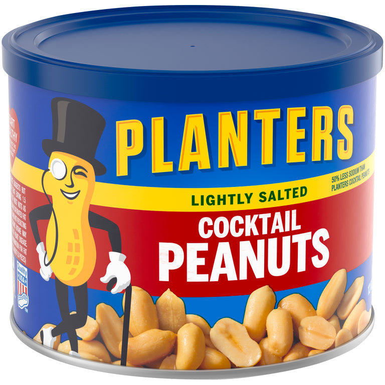 Planters Peanut Lightly Salted Cocktail; 12 Ounce; 12 Per Case