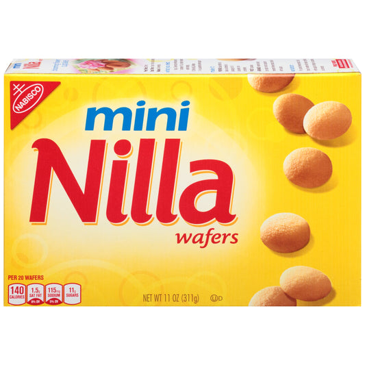 Nilla Wafer Cookie Nilla Wafer Mini; 11 Ounces; 12 Per Case - High Mart Wholesale