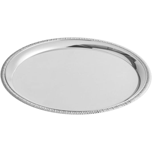 American Metalcraft 14 Inch Round Stainless Steel Tray; 1 Each - High Mart Wholesale