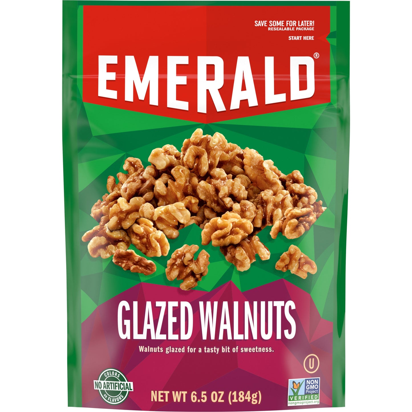 Emerald Glazed Walnuts; 6.5 Ounces; 6 Per Case