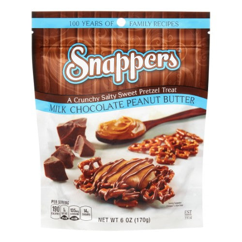 Snappers Peanut Butter Milk Chocolate; 6 Ounces; 6 Per Case - High Mart Wholesale